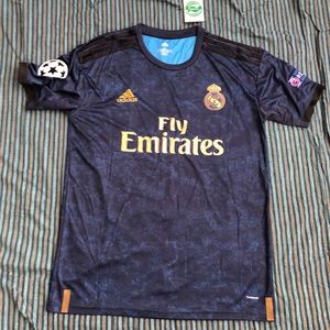 Men Hazard#7 Real Madrid Away Soccer Jersey 19/20